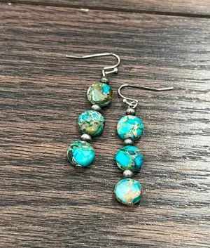 Rondelle Gemstone Earrings