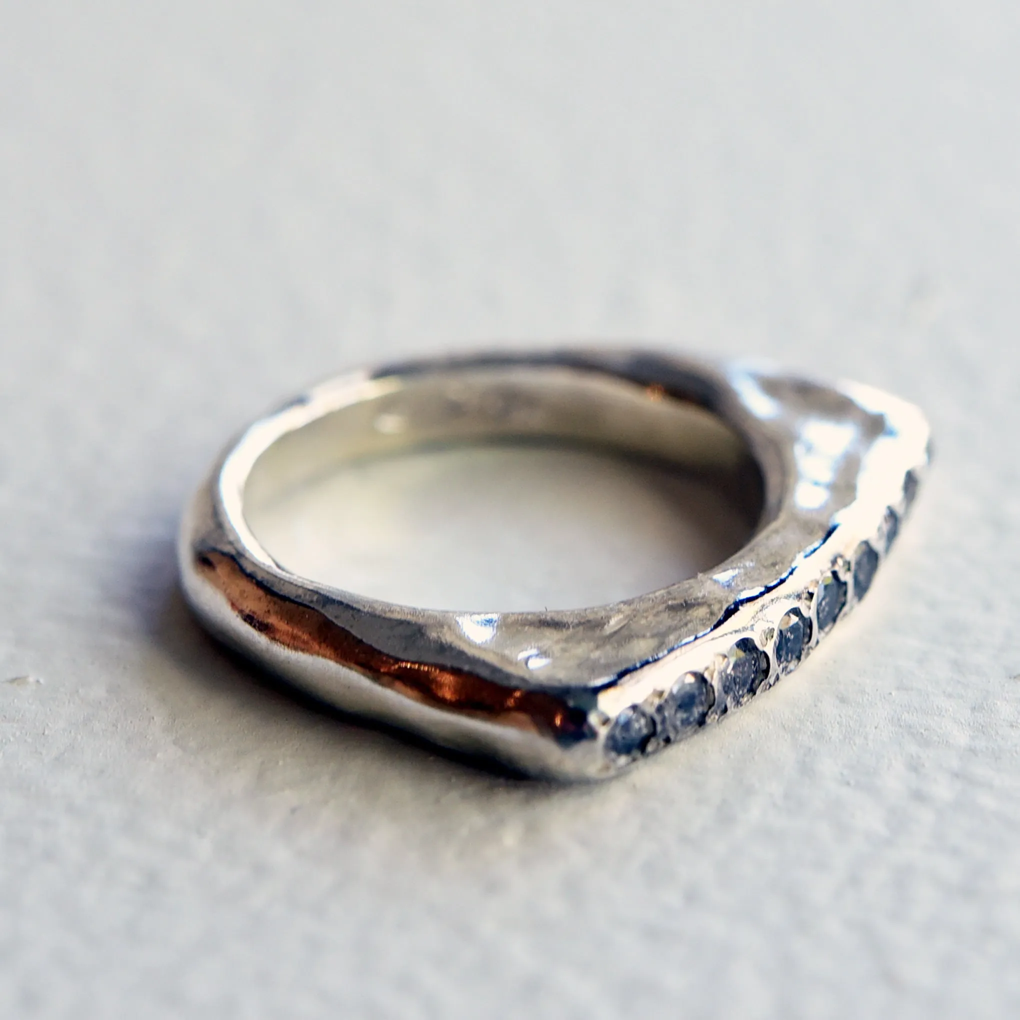 Rosa Maria Shiba1 W/Icy Grey Diamonds
