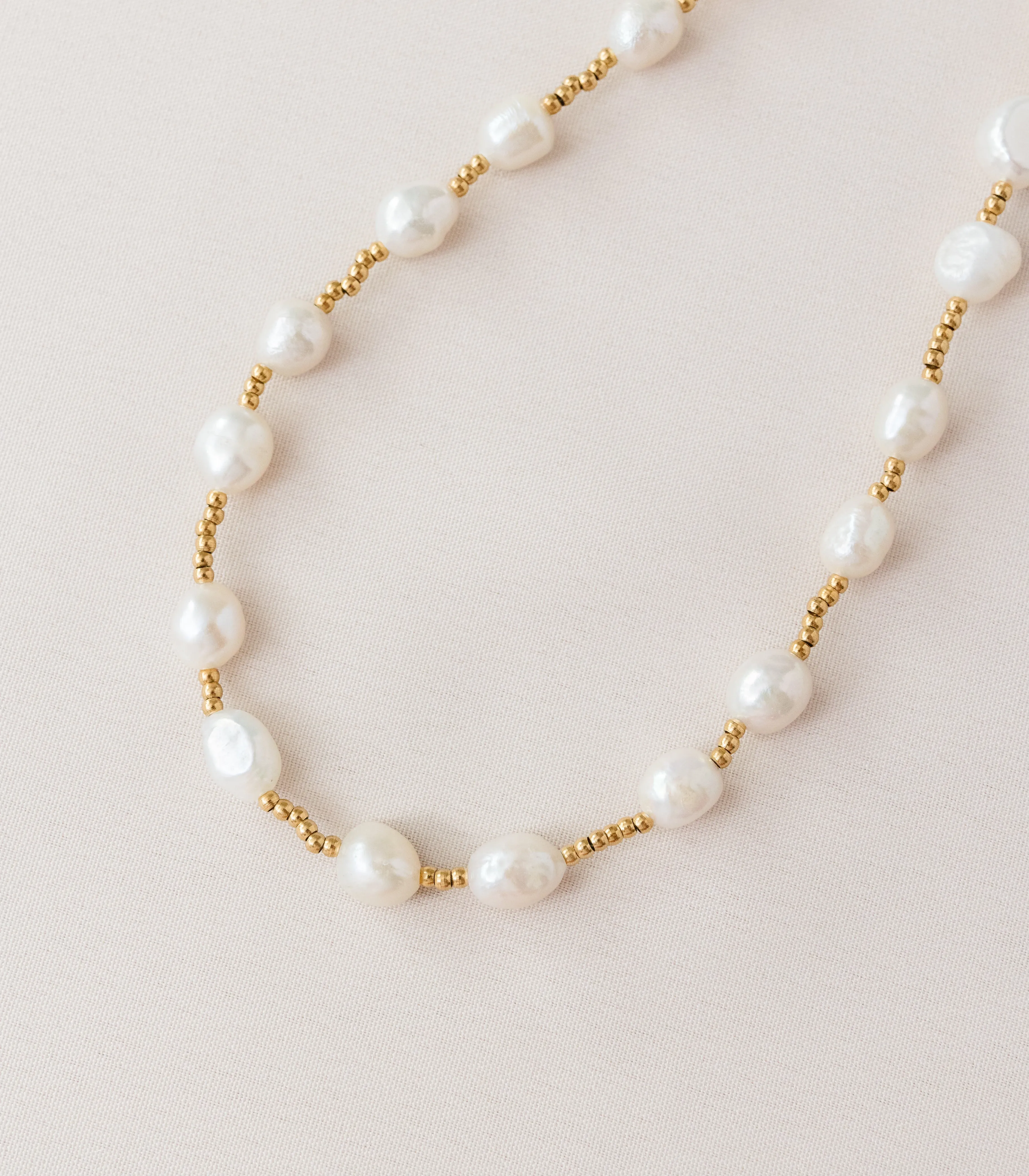 Rosario Pearl Necklace