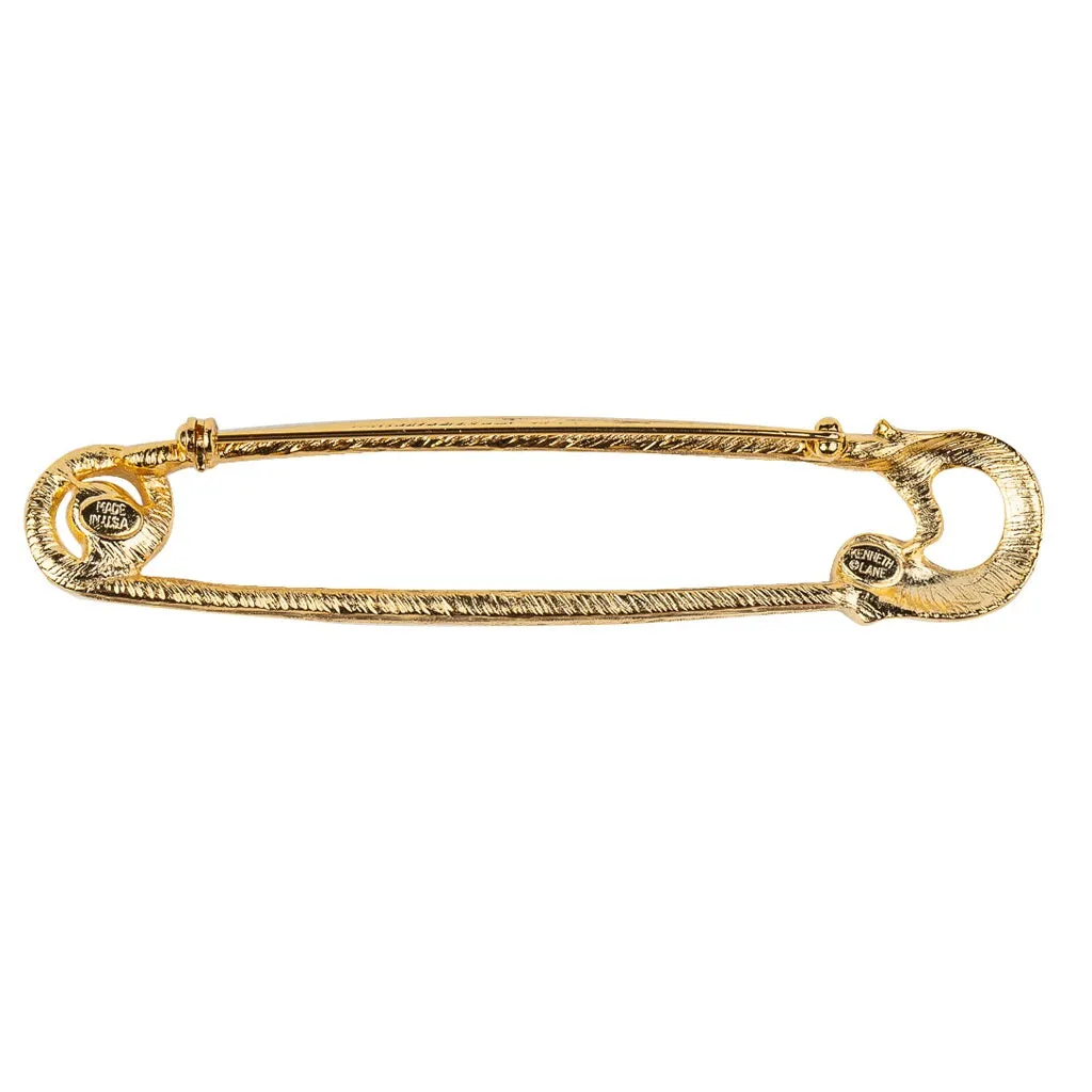 Safety Pin Brooch