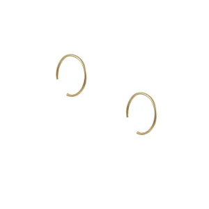 SALE - Small Open Hoop in Gold Fill