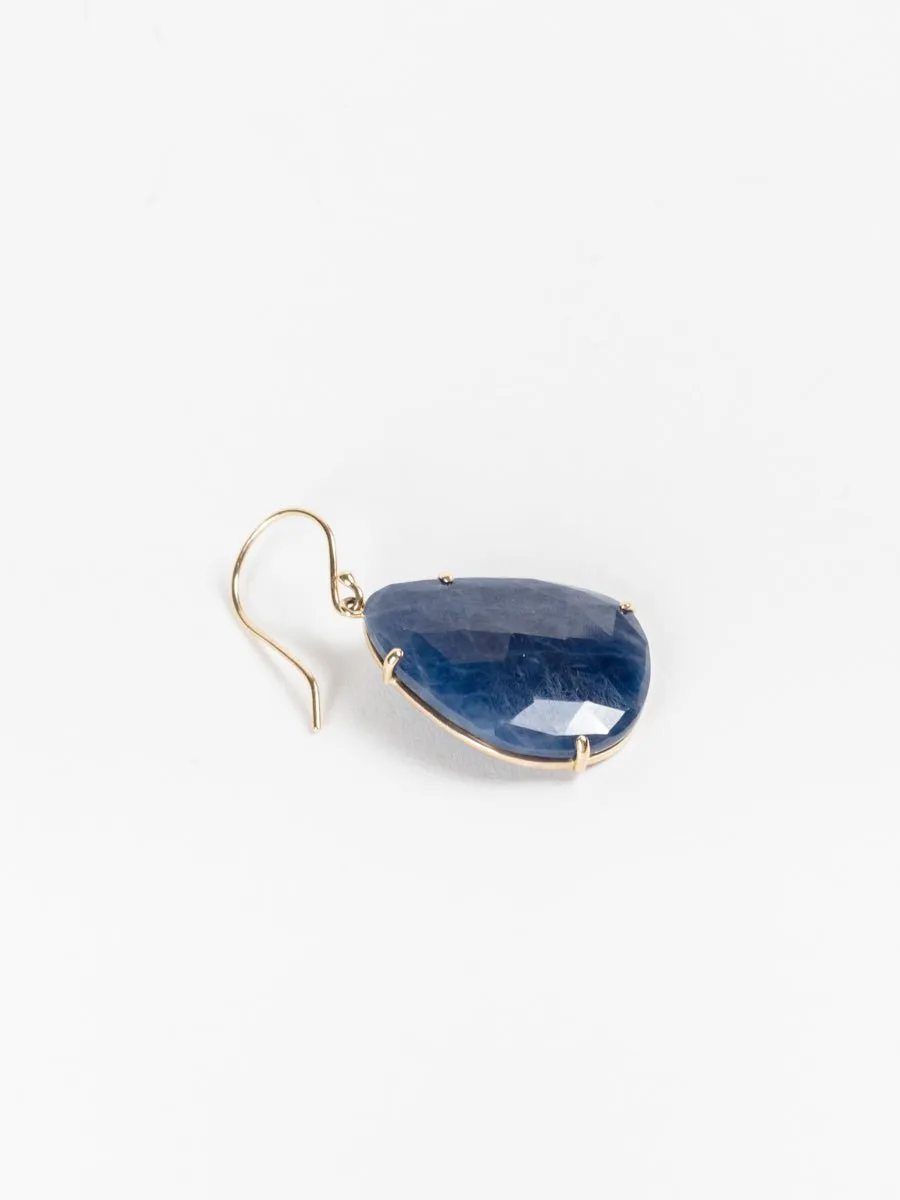 sapphire drop earrings
