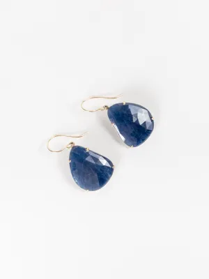 sapphire drop earrings