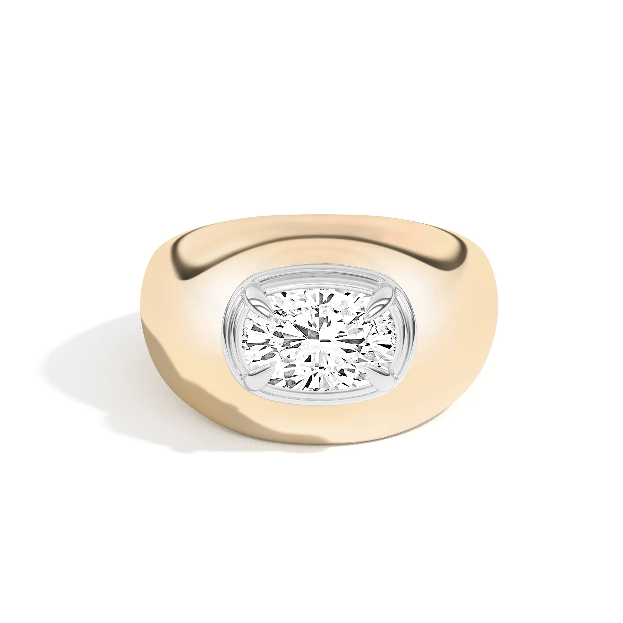 Scarpa Cushion Double Bezel Bombe Ring