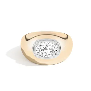 Scarpa Cushion Double Bezel Bombe Ring