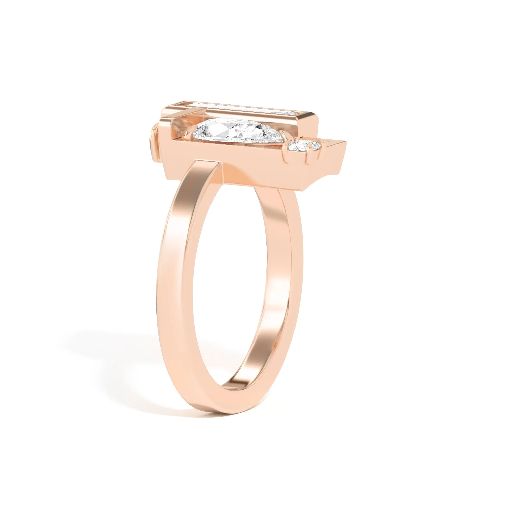Scarpa Pear Olivetti Frame Ring