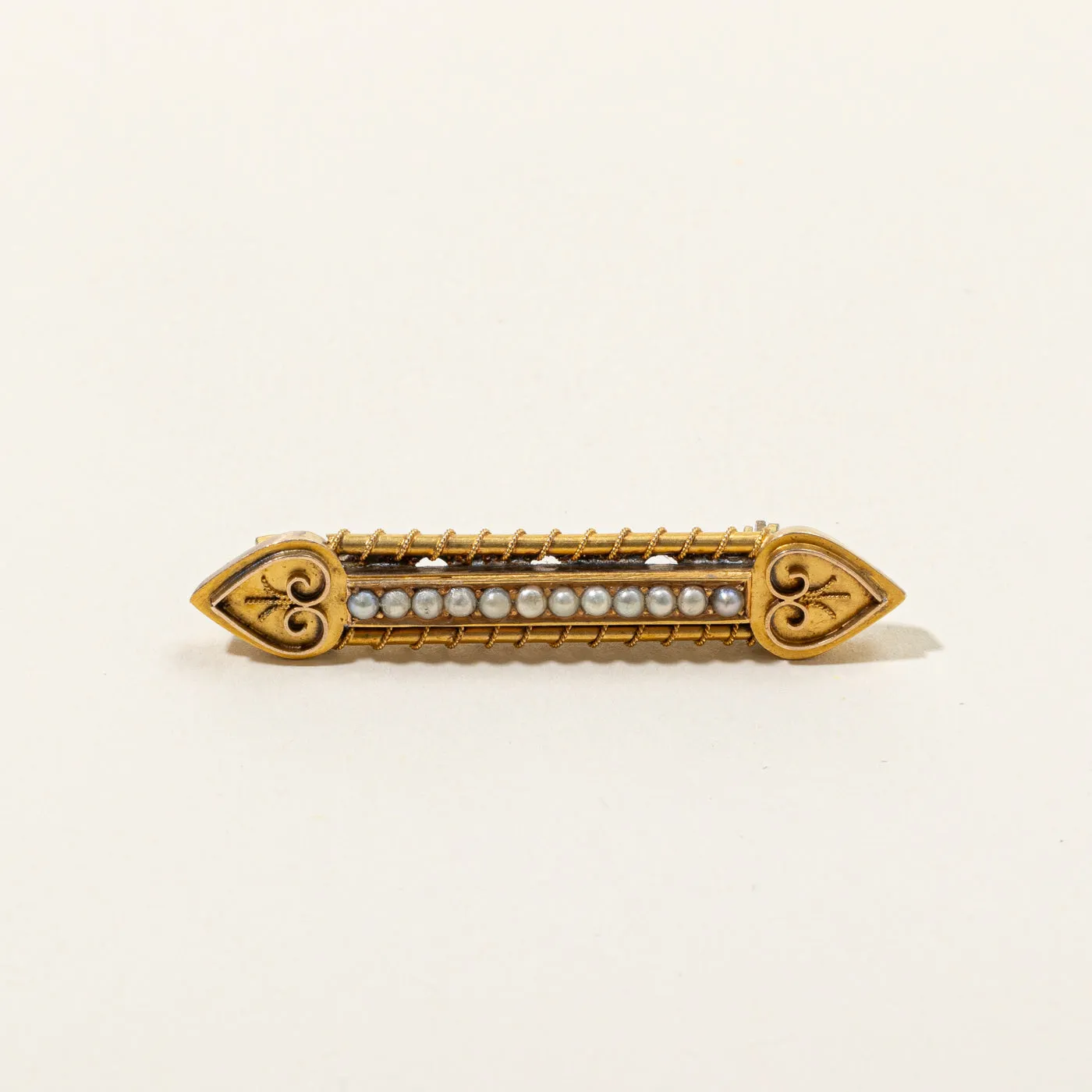 Seed Pearl Brooch