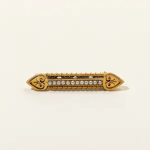 Seed Pearl Brooch