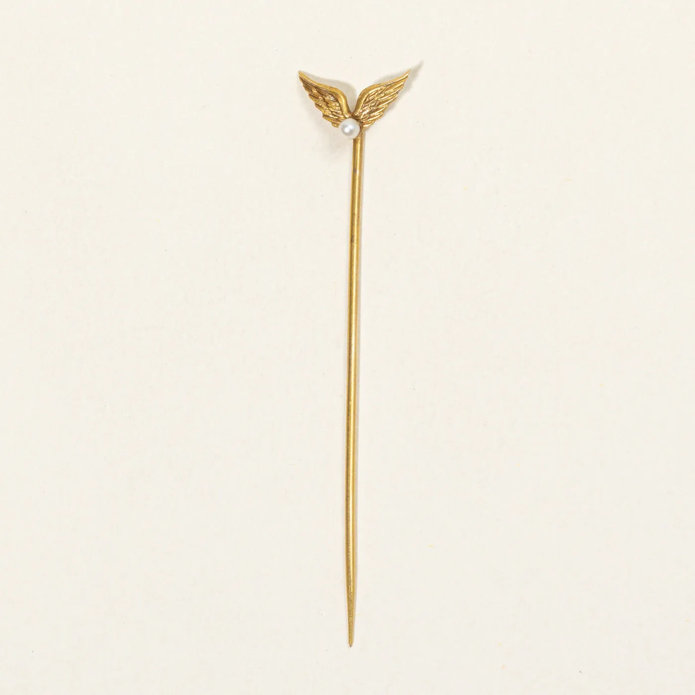 Seed Pearl Wings Pin