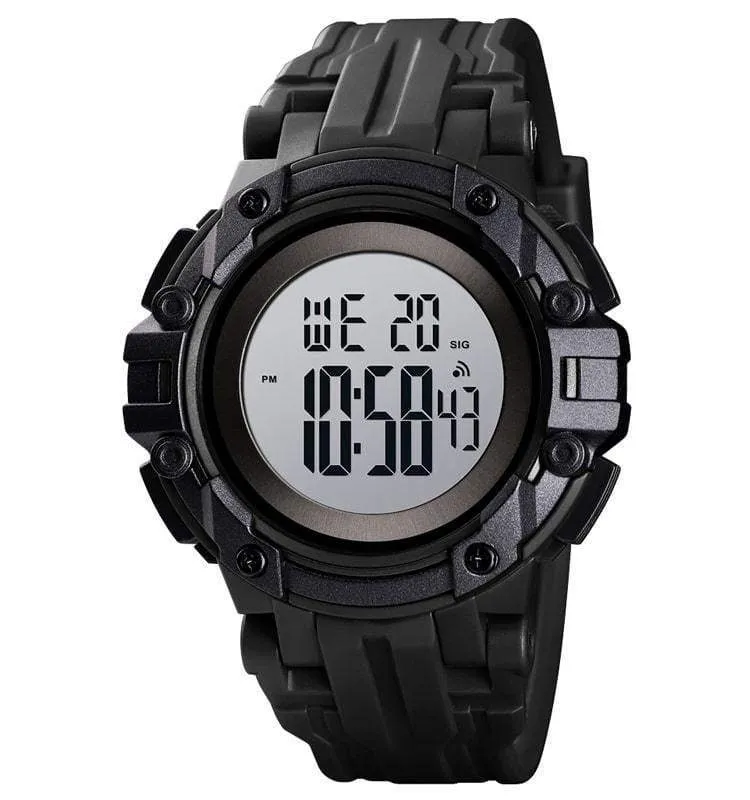 Skmei 1545 Original Digital Waterproof watch Sport watch For Men Black White