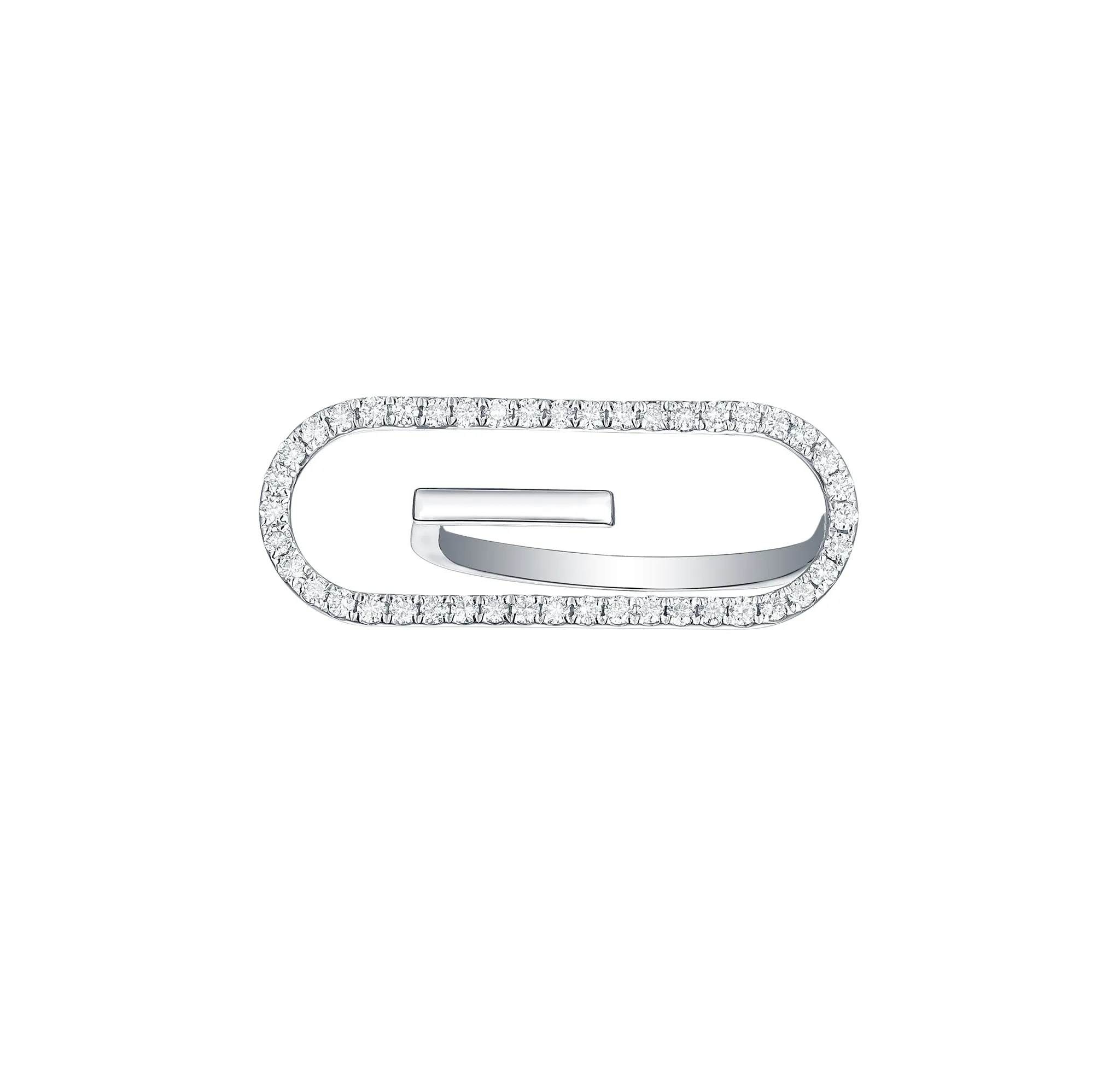 Skyline 0.43ct Pin Ring <br> R-00385WHT