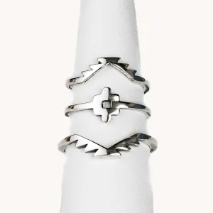 SkyWeaver: Silver Stackable Rings
