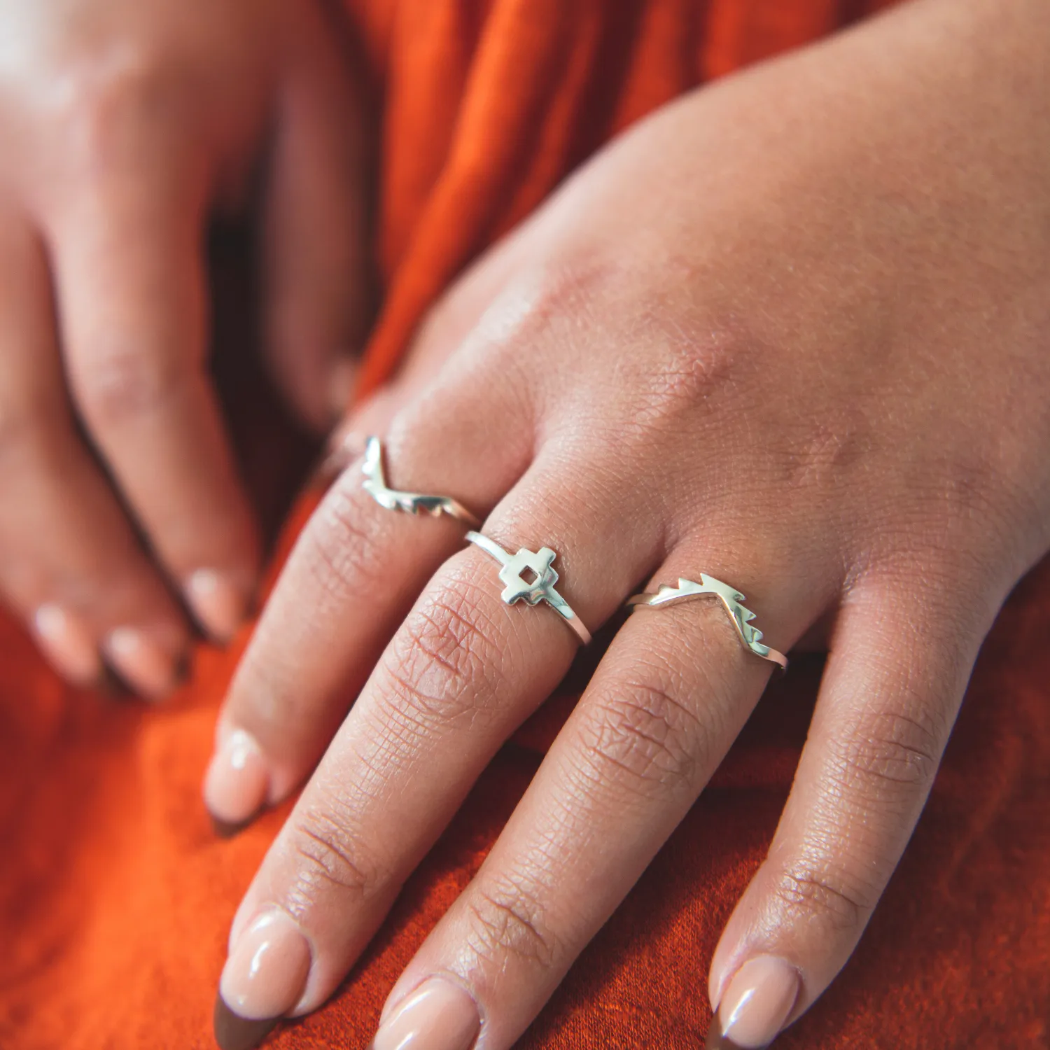 SkyWeaver: Silver Stackable Rings