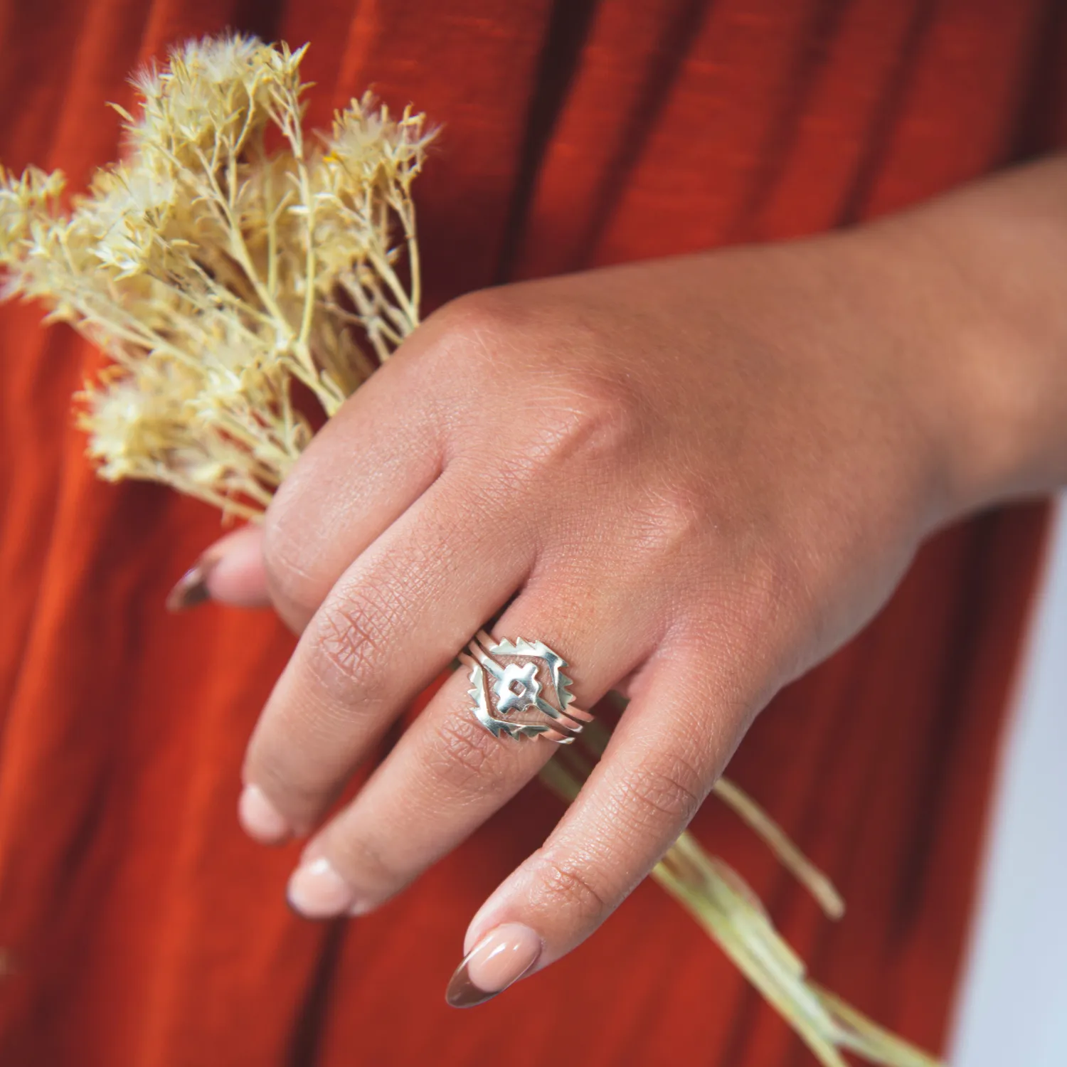 SkyWeaver: Silver Stackable Rings