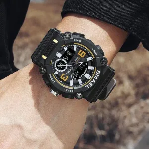 SMAEL Analog Digital Multifunctional waterproof Watch For Men 8052