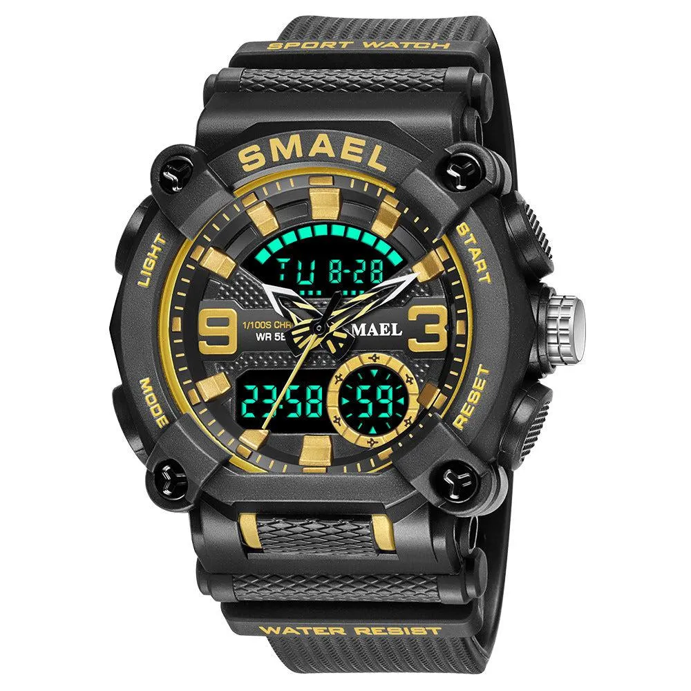 SMAEL Analog Digital Multifunctional waterproof Watch For Men 8052