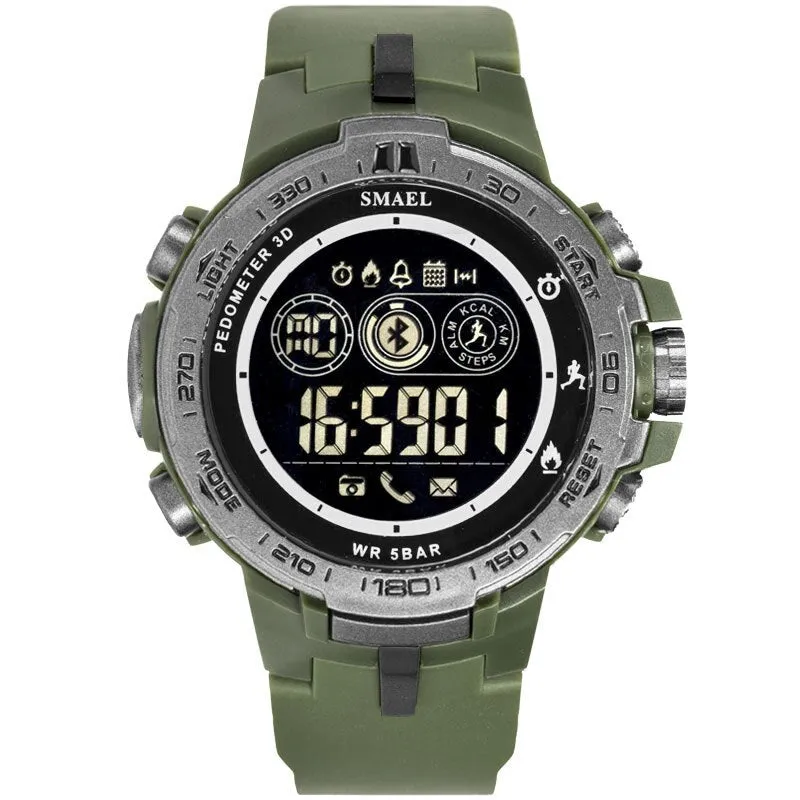 SMAEL Brand  Sport Watches for Men Digital Wrist Watches Mens Waterproof LED Display Sports Electronic Watch Chronograph Clock