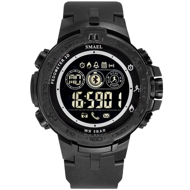 SMAEL Brand  Sport Watches for Men Digital Wrist Watches Mens Waterproof LED Display Sports Electronic Watch Chronograph Clock