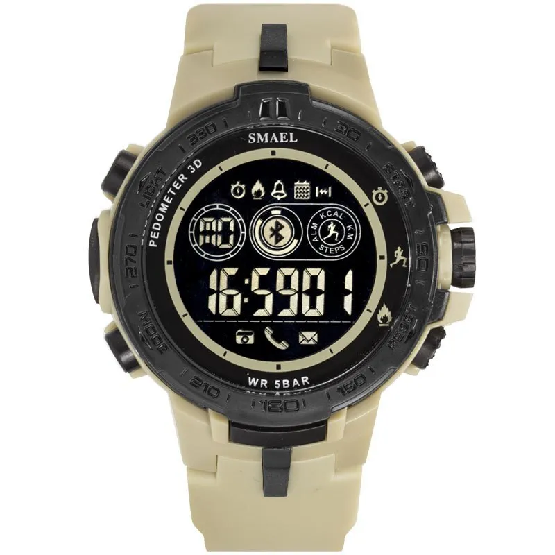 SMAEL Brand  Sport Watches for Men Digital Wrist Watches Mens Waterproof LED Display Sports Electronic Watch Chronograph Clock