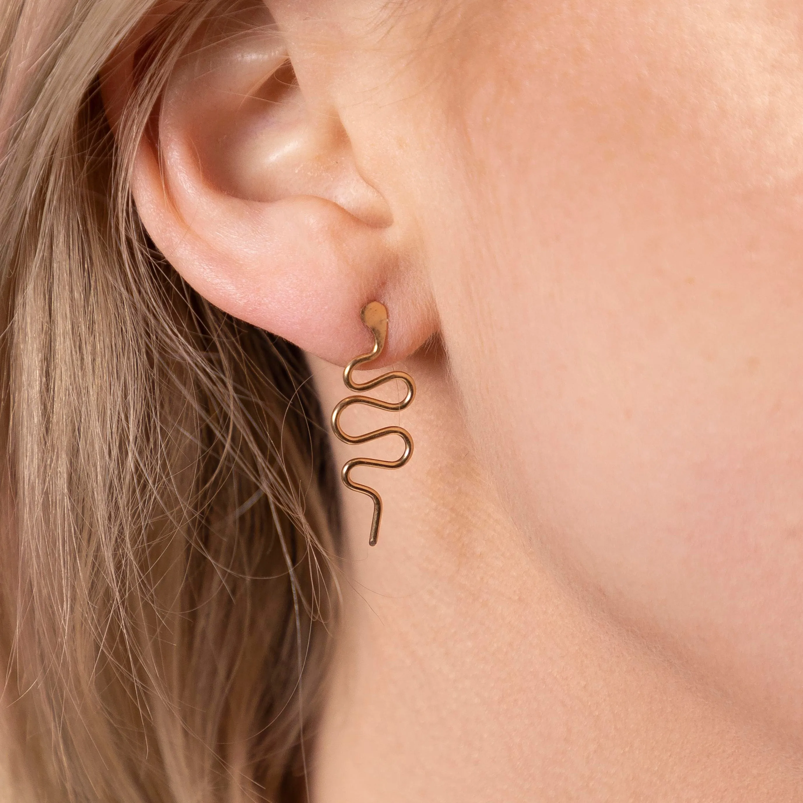 Snake Drop Studs