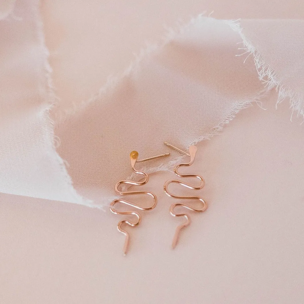 Snake Drop Studs