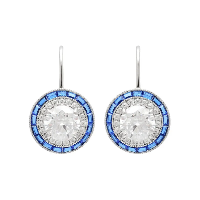 Solitaire Drop Earring