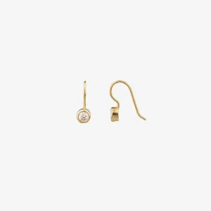 Solitaire Drop Earring