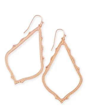 Sophia Drop Earrings In Rose Gold