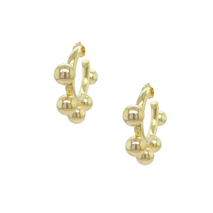 Sphere Hoop Earrings