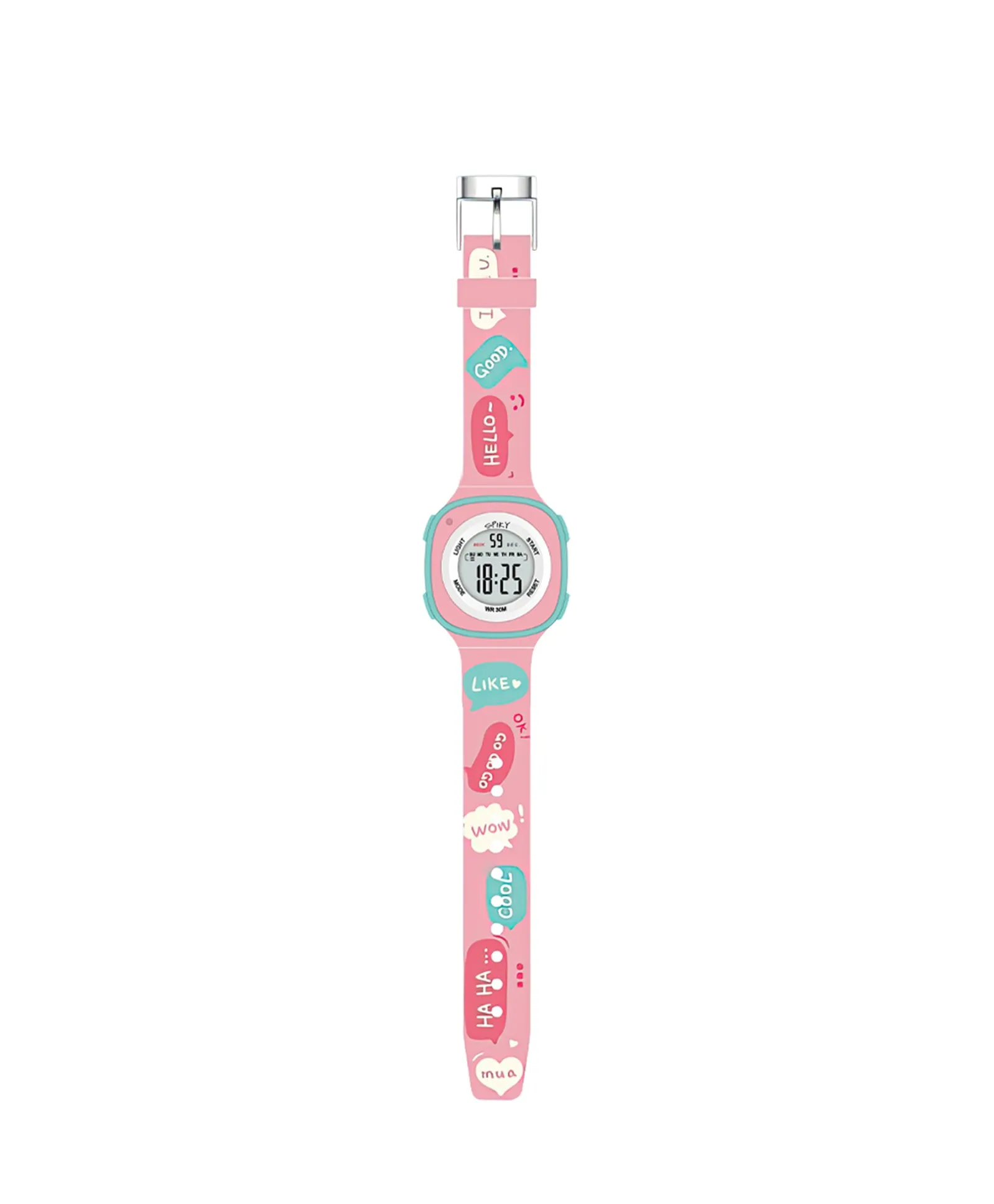 Spiky Eva15 Square Digital Watch for Kids