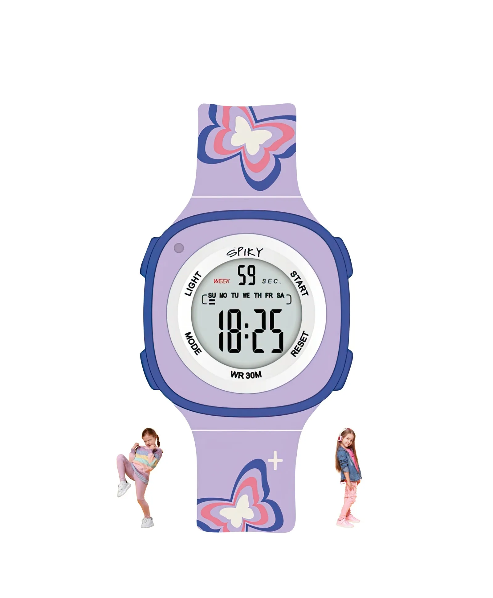 Spiky Eva15 Square Digital Watch for Kids