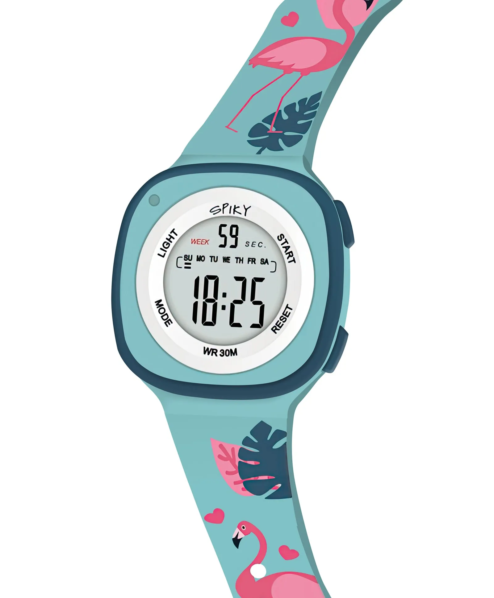 Spiky Eva15 Square Digital Watch for Kids