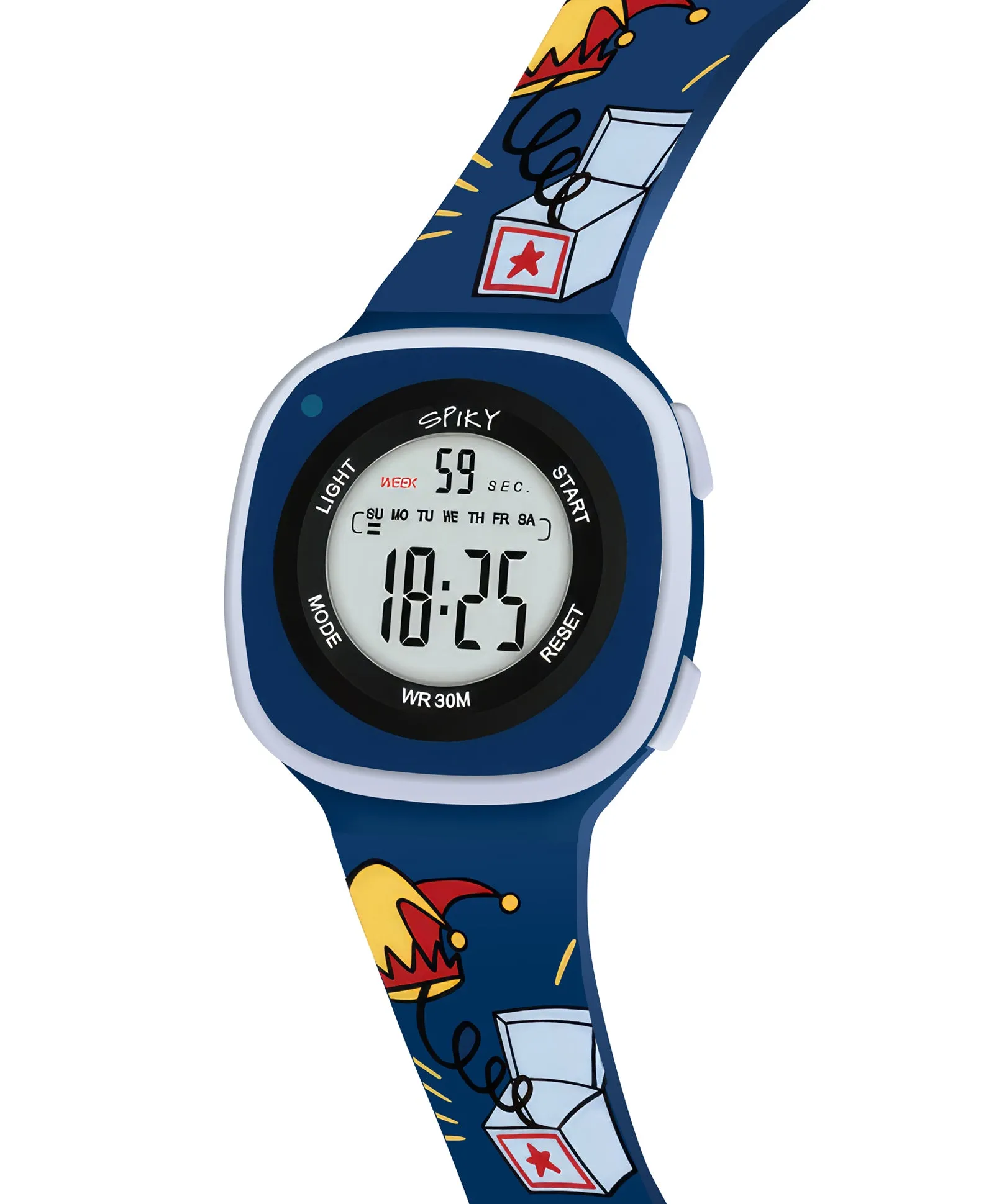 Spiky Eva15 Square Digital Watch for Kids