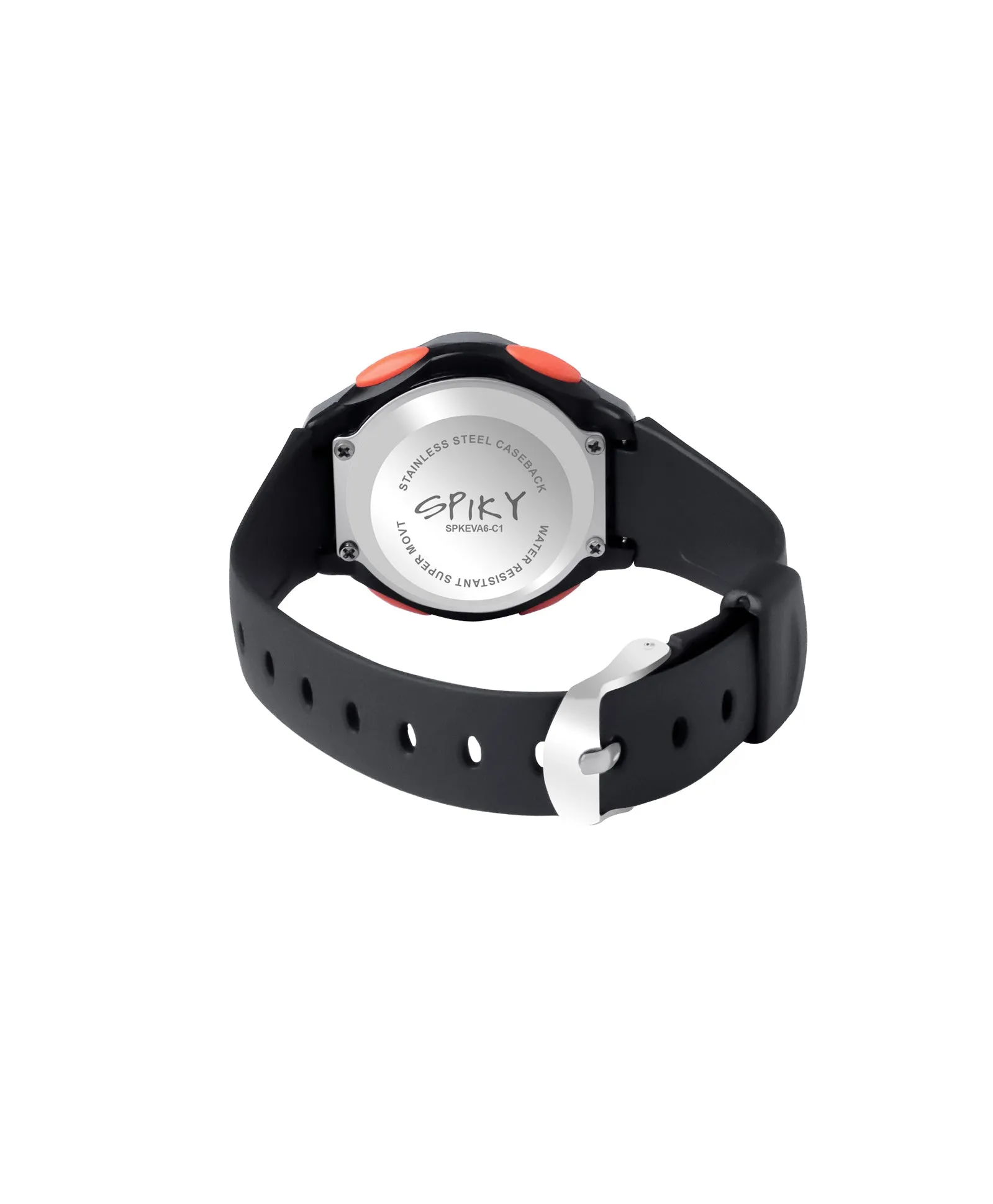 Spiky Eva2 Round Digital Kids Sports Watch - Blue