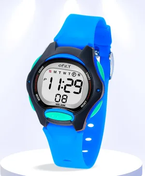 Spiky Eva2 Round Digital Kids Sports Watch - Blue