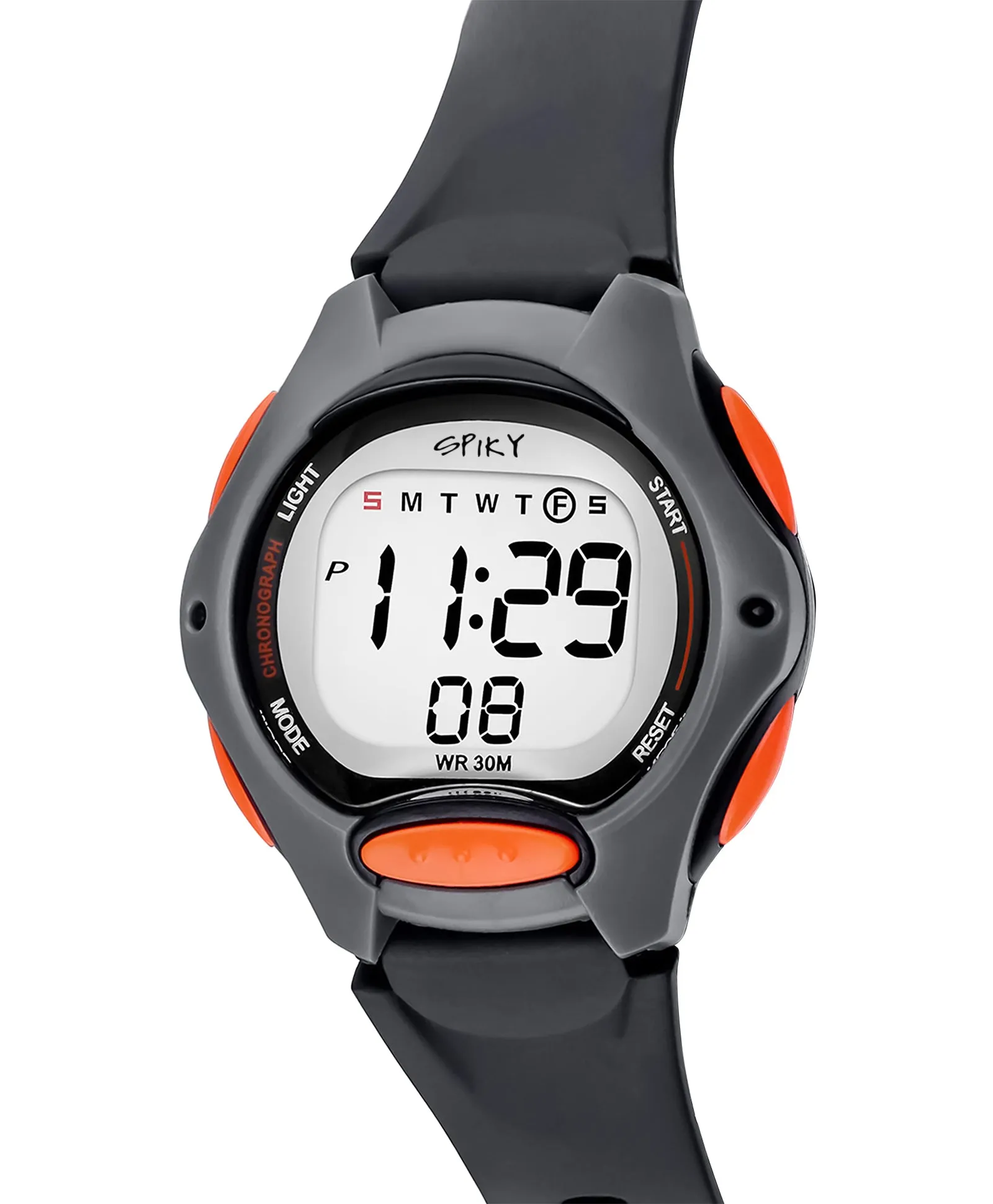 Spiky Eva2 Round Digital Kids Sports Watch - Blue