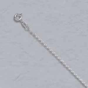 Springer's Collection Sterling Silver 1.5mm Curb Rada Chain - 18"