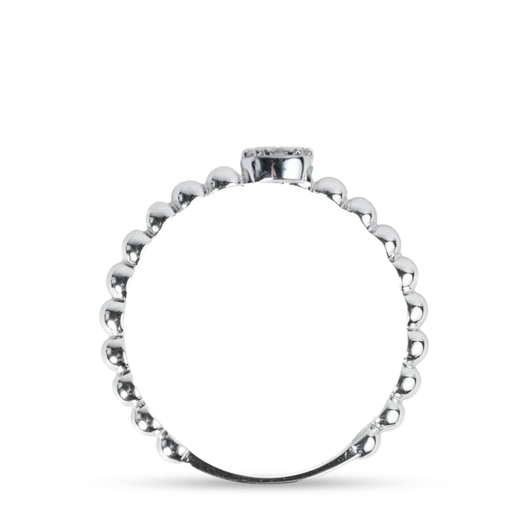 Stackable Cubic Zirconia Ring