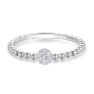 Stackable Cubic Zirconia Ring