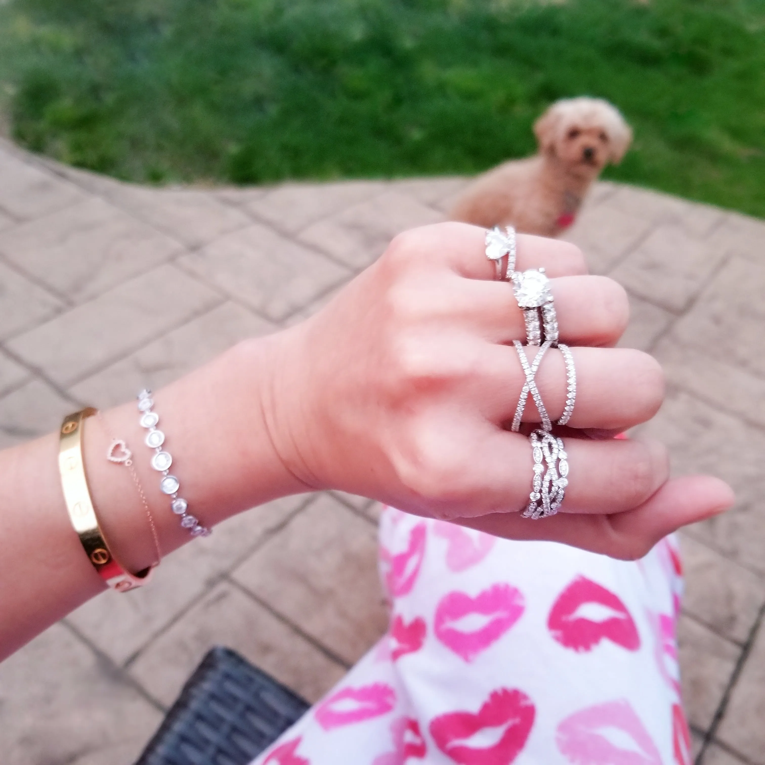 Stackable Diamond Band