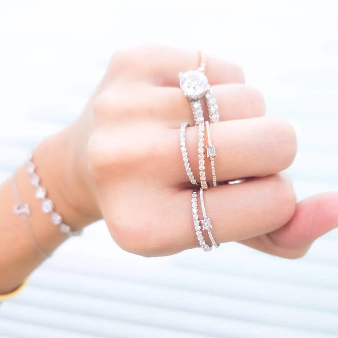 Stackable Diamond Band
