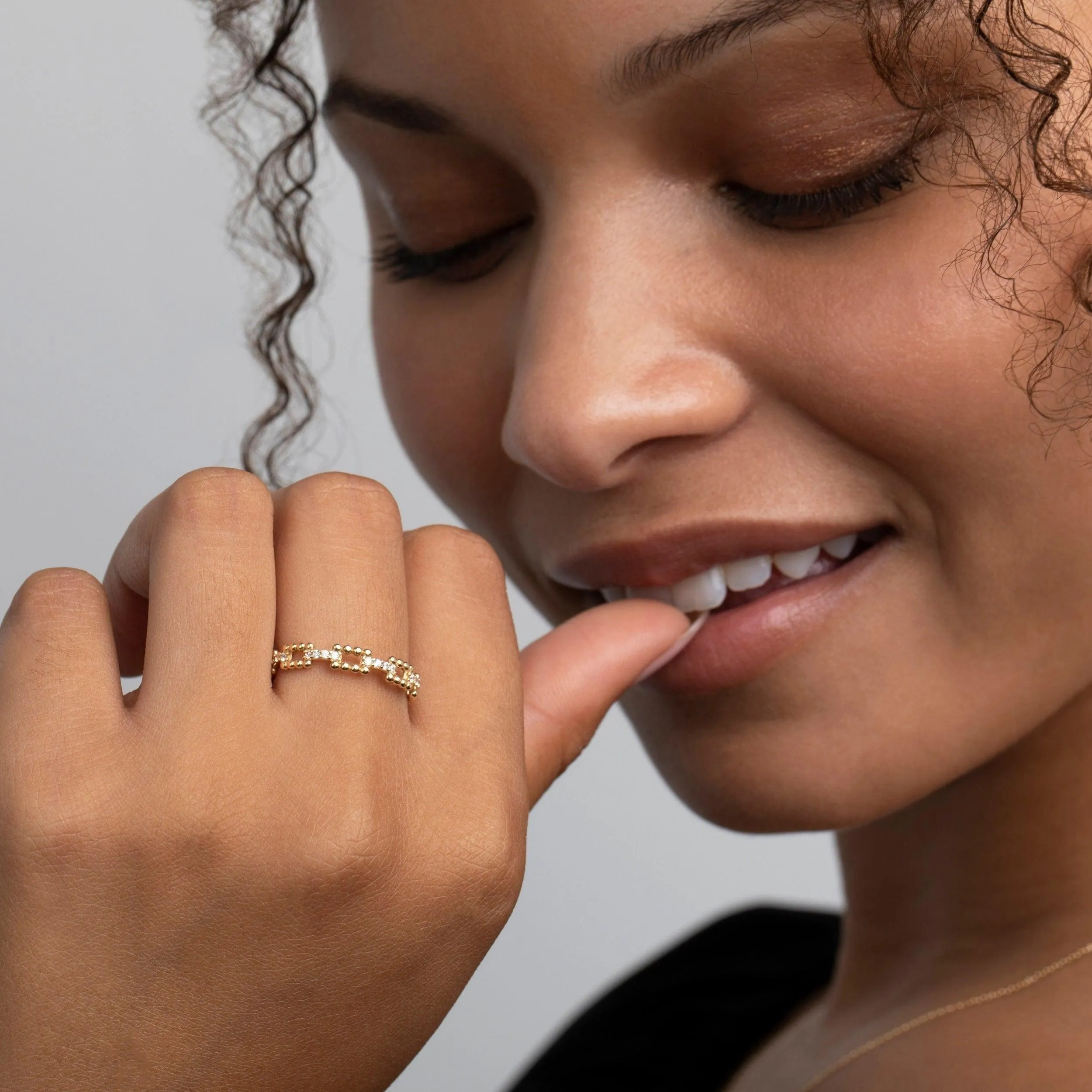 Stackable Elegant Ring - 18K Gold Vermeil