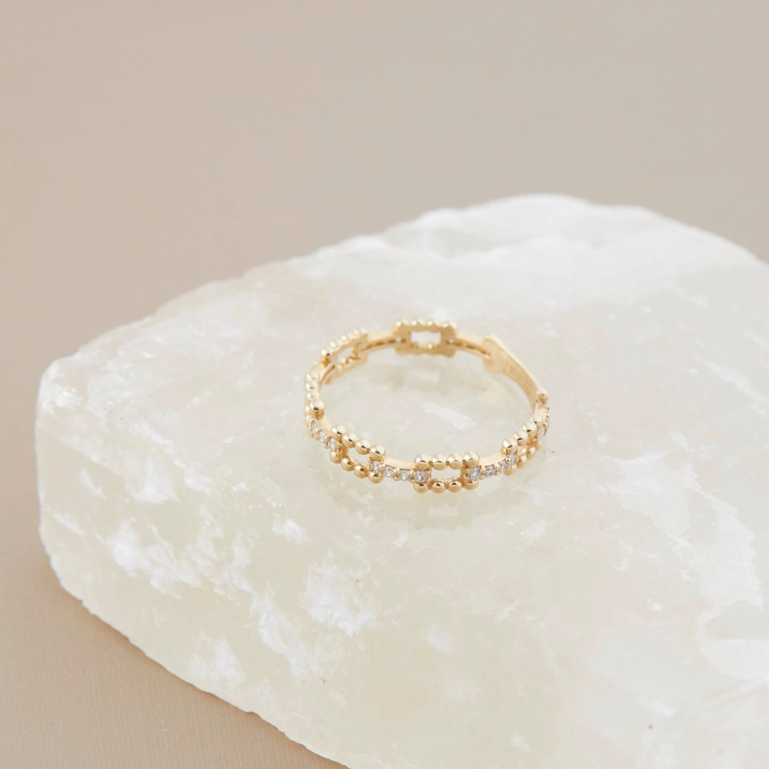 Stackable Elegant Ring - 18K Gold Vermeil
