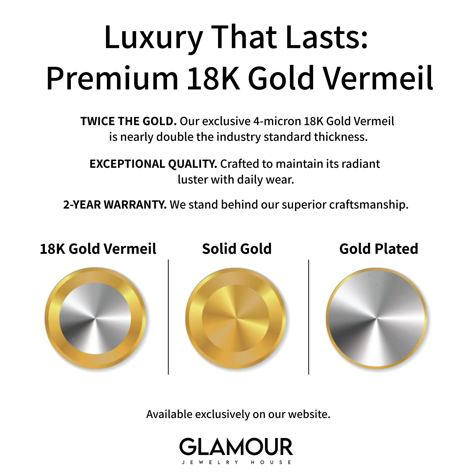 Stackable Elegant Ring - 18K Gold Vermeil