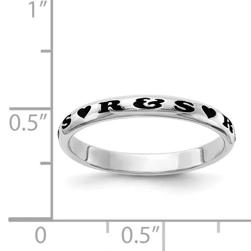 Stackable Expressions Personalized Heart Ring QSKXNA1H
