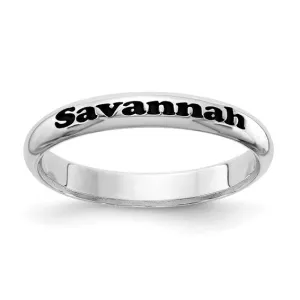 Stackable Expressions Personalized Rings QSKXNA1