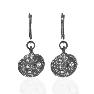 Stardust Seashell Crystal Drop Earrings