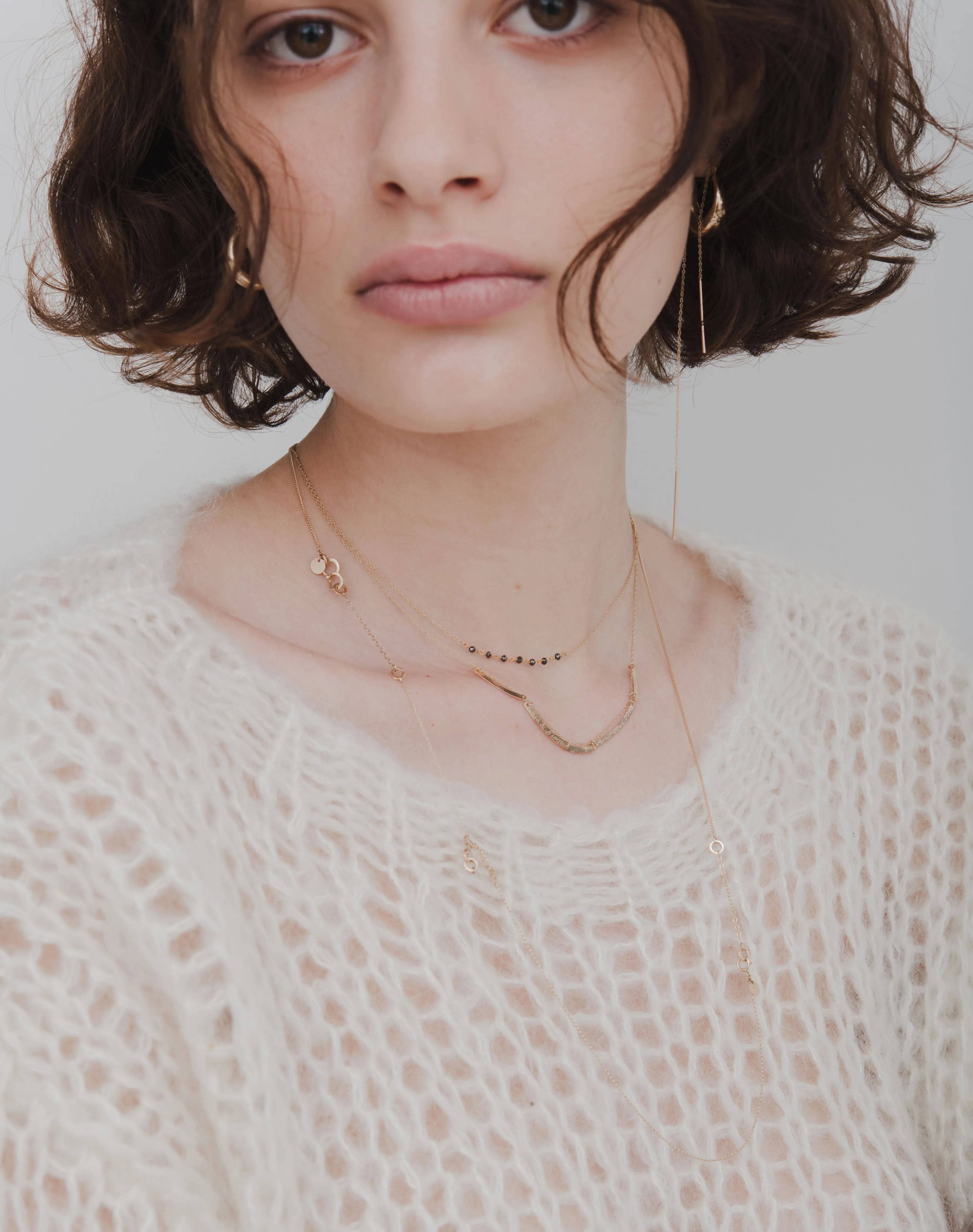 sterling silver dome hoops