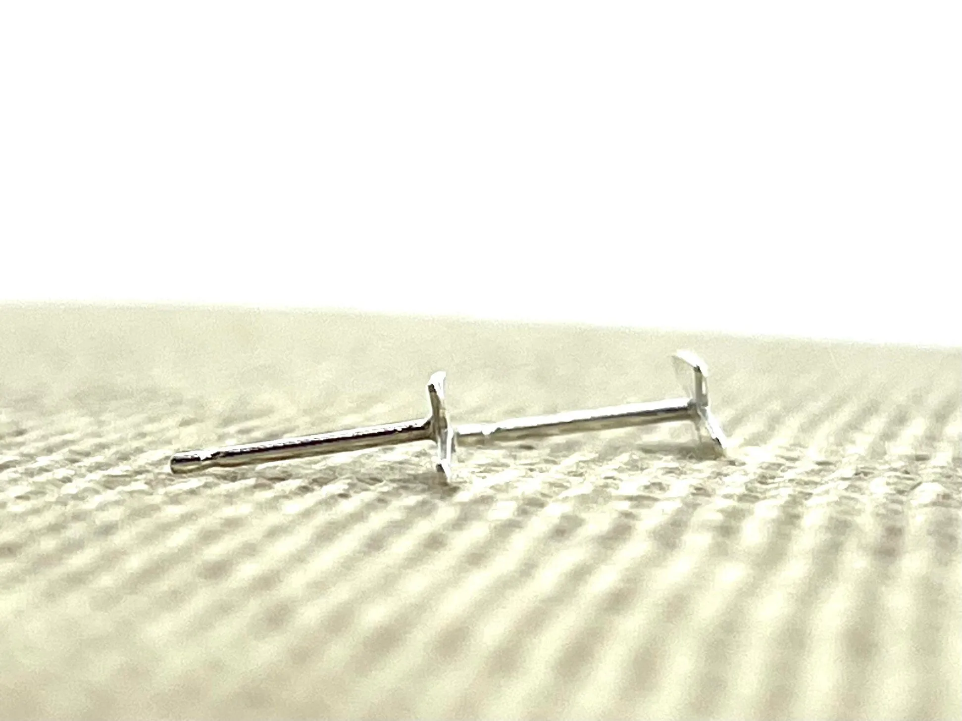 Sterling Silver Lightning Studs, Sku#203.020-5
