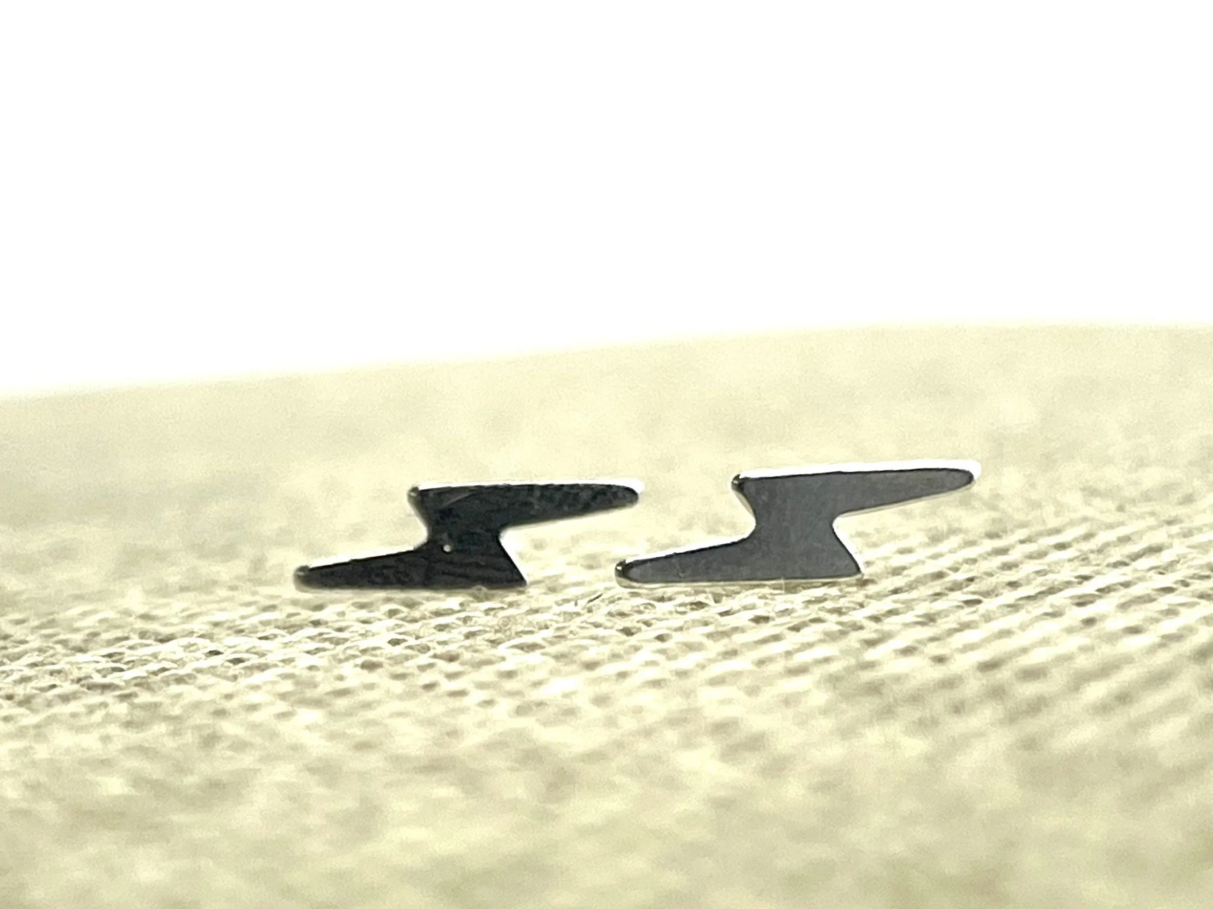 Sterling Silver Lightning Studs, Sku#203.020-5